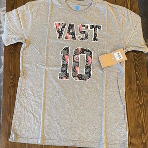 Gray Vast Life Graphic Men's T-Shirt